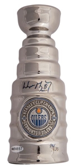 Wayne Gretzky Autographed Mini 1984 Stanley Cup Replica Trophy (Upper Deck Authenticated)